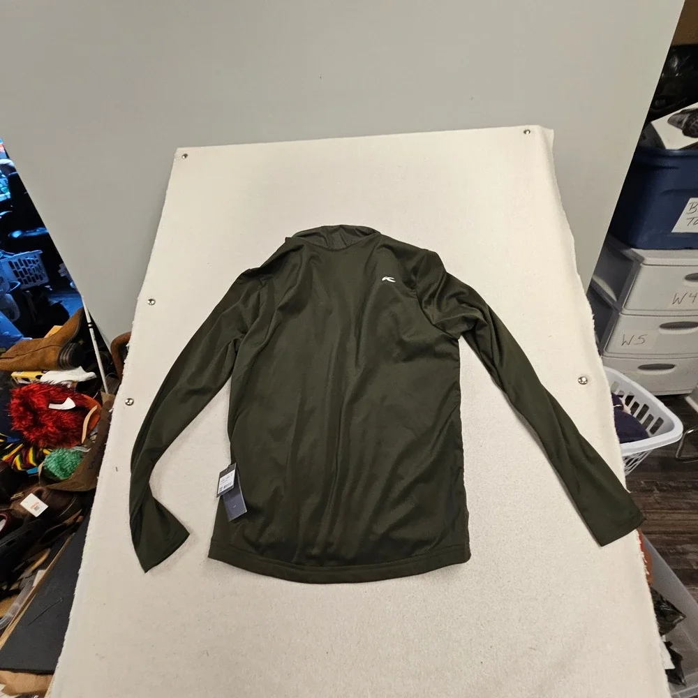 KJUS Hydraulic Hybrid Jacket Mens XS 46 Green Quilted Insulated Full Zip Golf